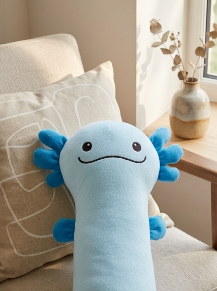 Аксолотль блакитний MeriToys 110 см AKS_BL110 фото
