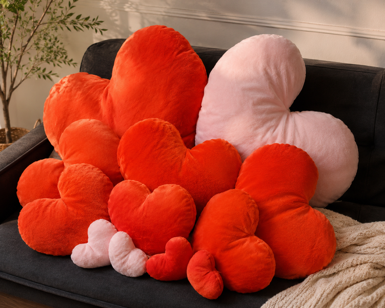 Іграшка м'яка Серце рожеве 35см HEART_PINK_35 фото