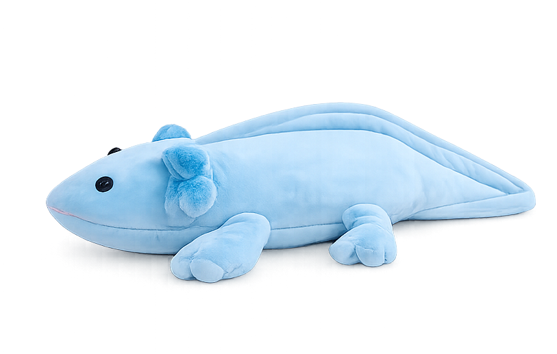 Іграшка м'яка Аксолотль голубий MeriToys 60 см AKS_BL60 фото