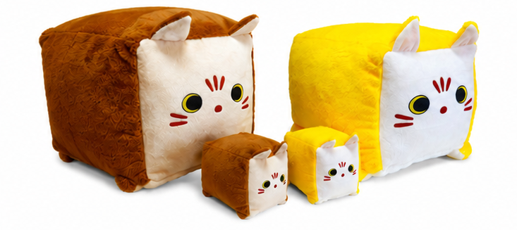 Іграшка м'яка квадратний кіт Котокуб MeriToys 40см CAT_40 фото