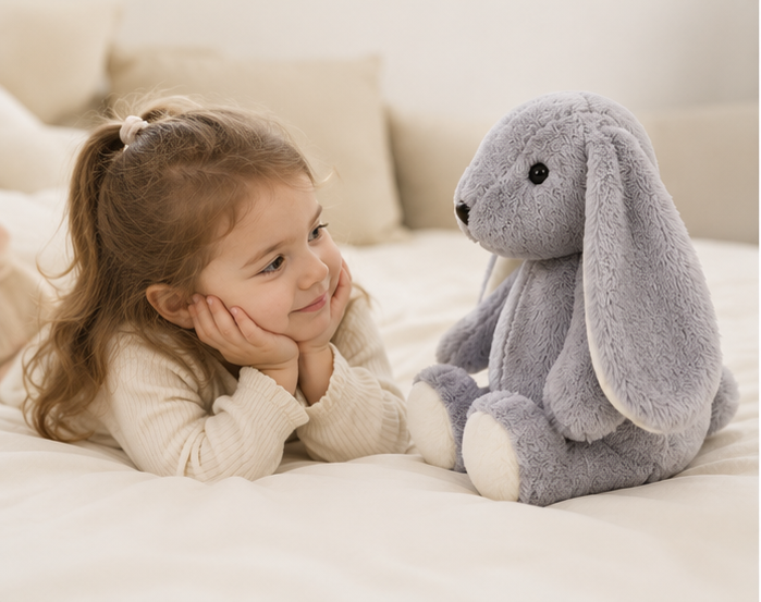 Іграшка м'яка Кролик MeriToys 50см BUNNY_50 фото