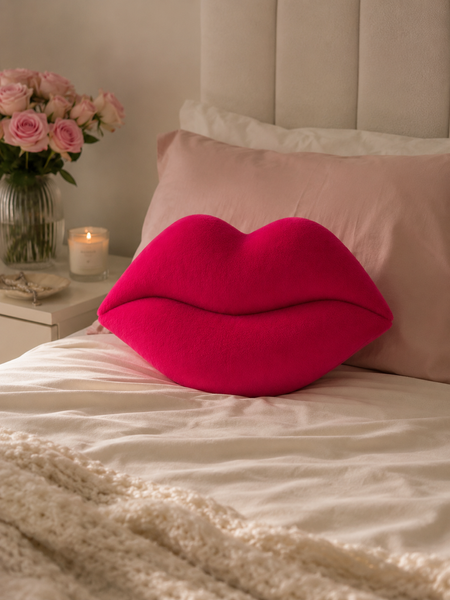 Іграшка губи малинові 45см LIPS_45_CRMS фото
