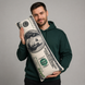 Подушка декор. TM MeriToys 100 дол. 65х25х15 чох. 100% п/е, нап. силікон, 350г USD фото 3