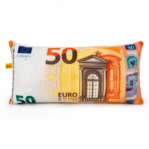 Подушка декор. TM MeriToys 50 євро 65х30х15 чох. 100% п/е, нап. силікон, 450г EUR_50 фото