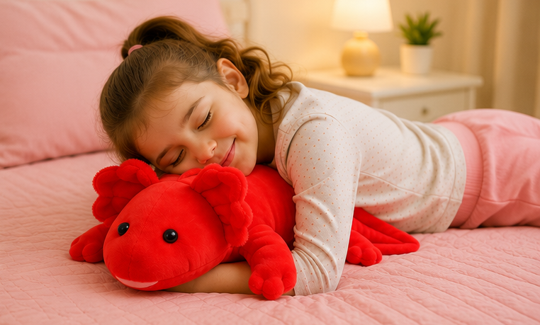 Іграшка м'яка Аксолотль червоний MeriToys 60 см AKS_RED60 фото