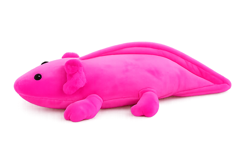 Іграшка м'яка Аксолотль малиновий MeriToys 60 см AKS_CRIMS60 фото